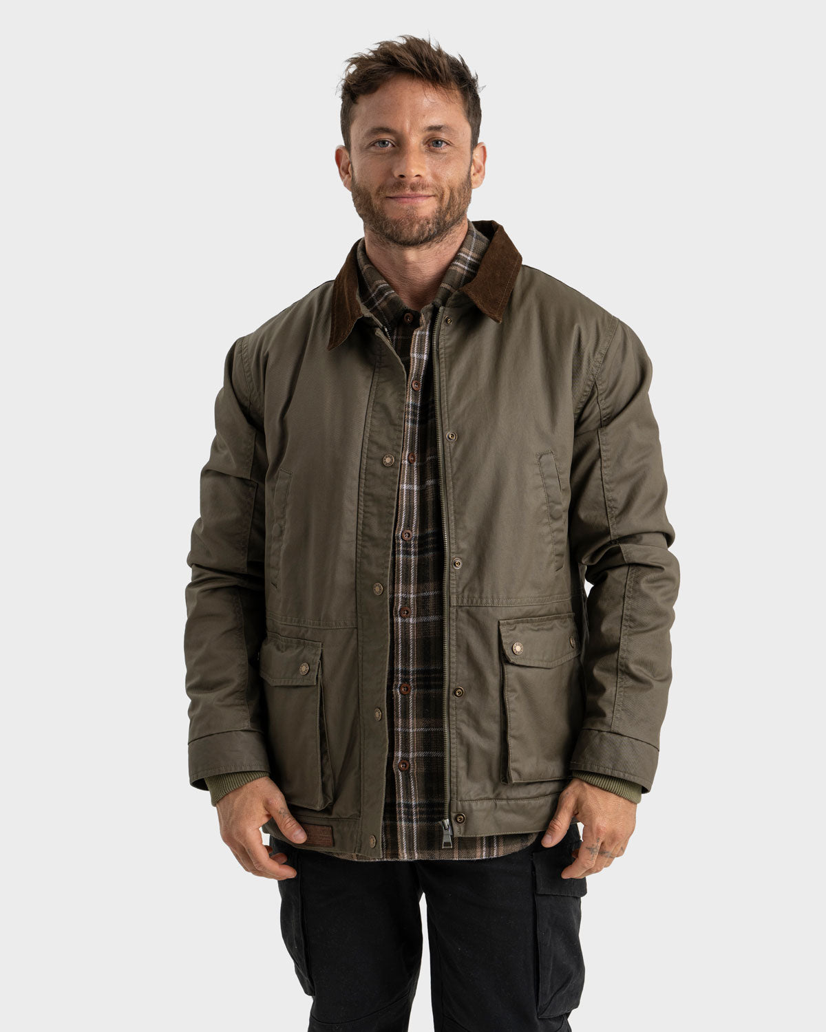 Chaqueta Waxed Winsber Hombre