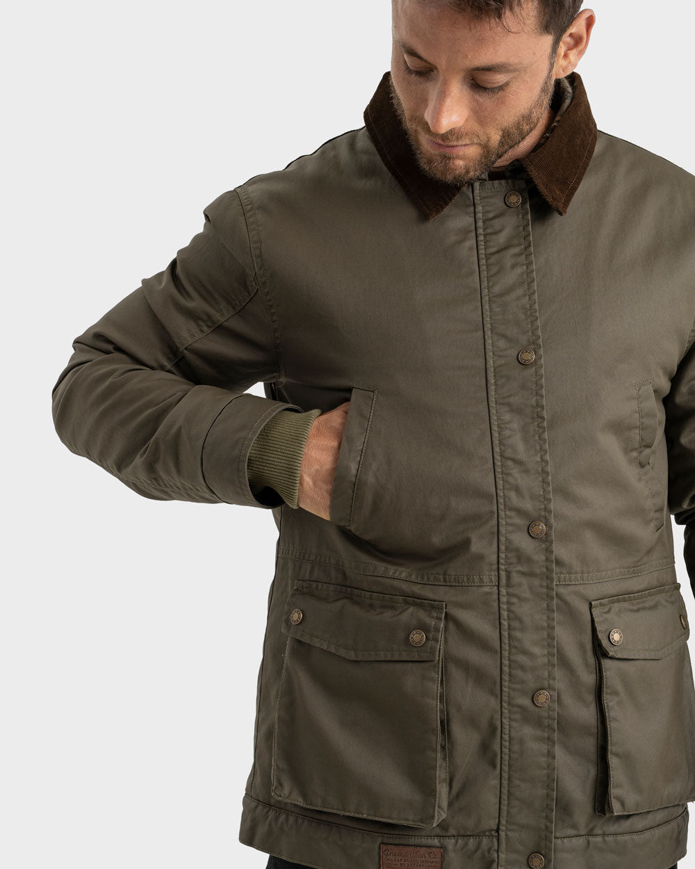 Chaqueta Waxed Winsber Hombre