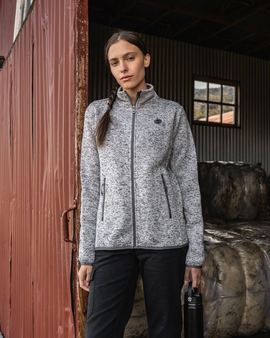 Polar Tejido Eco Alfil Mujer - Light Grey / XS