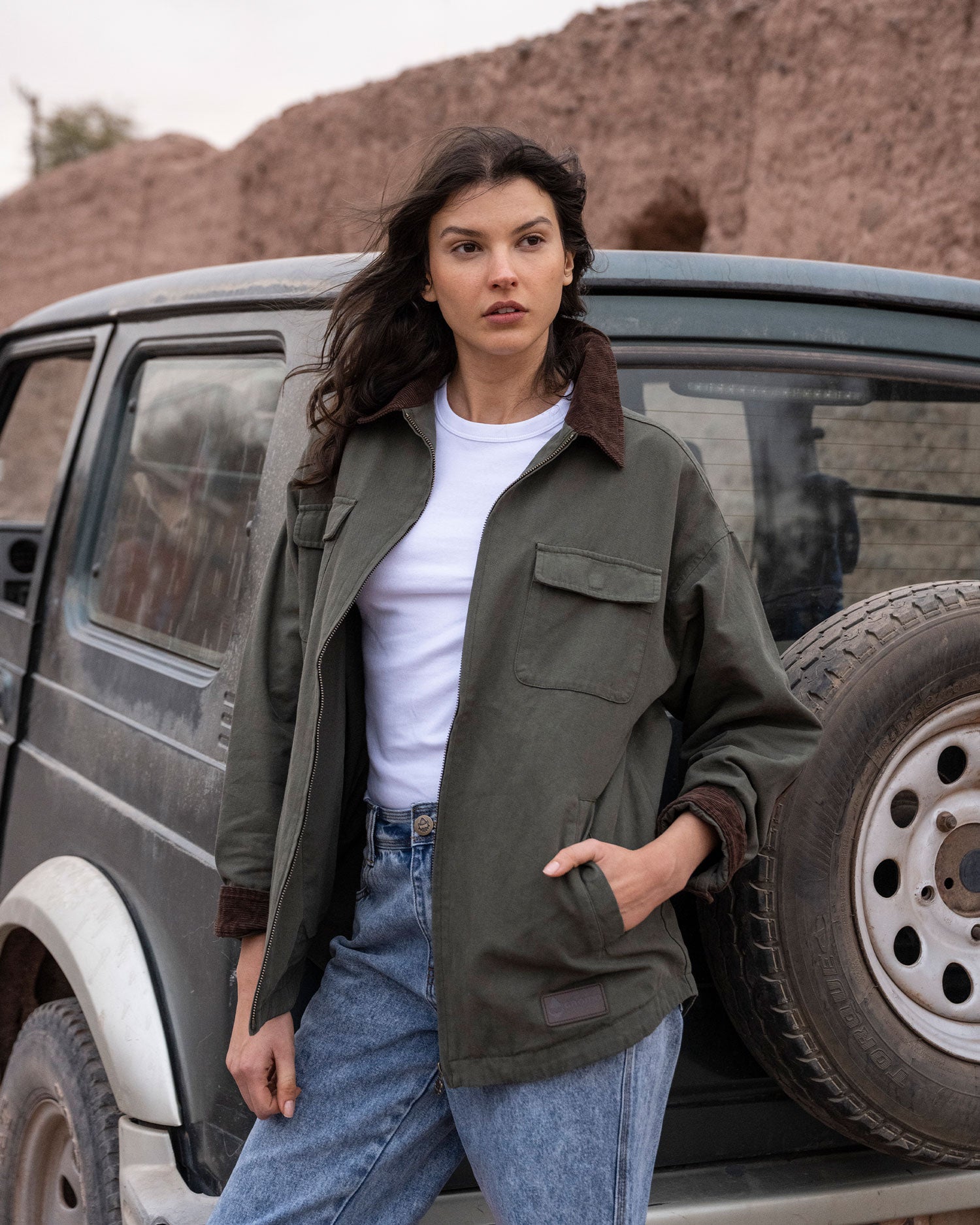 Chaqueta Canvas Habridek Mujer