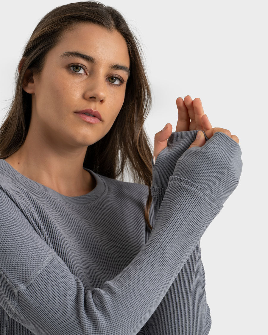 Polera Eco Manga Larga Lodlam Mujer
