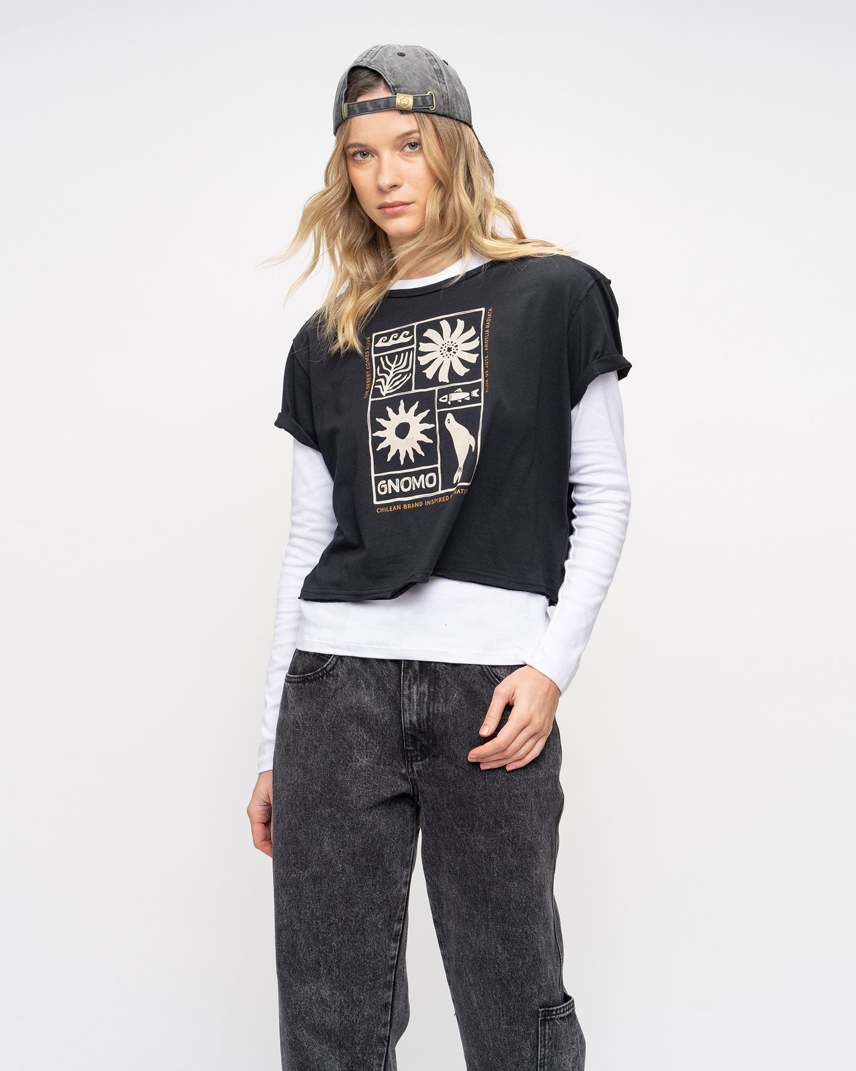 Polera Algodón F-22 Mujer