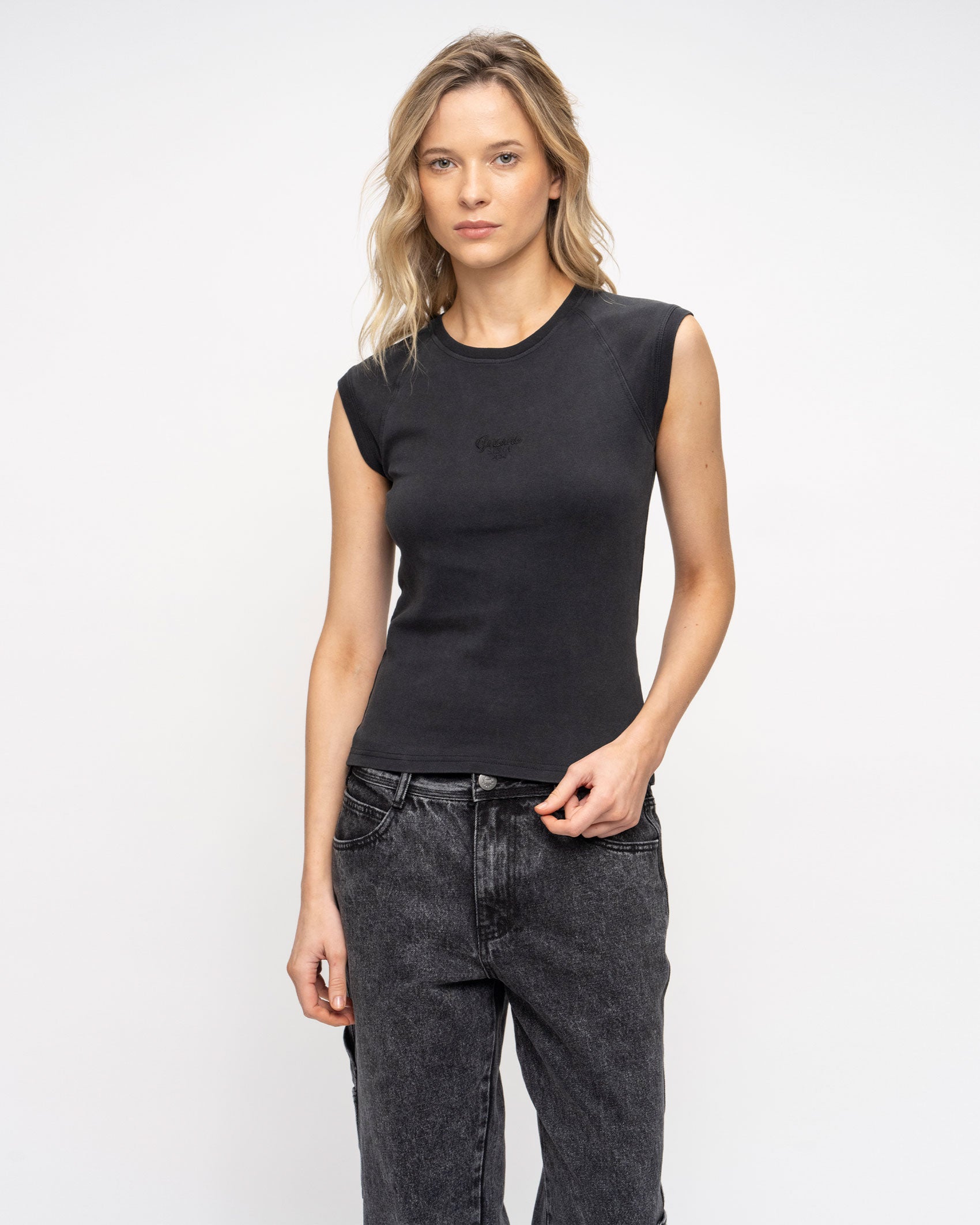 Polera Algodón Rib Mareg Mujer