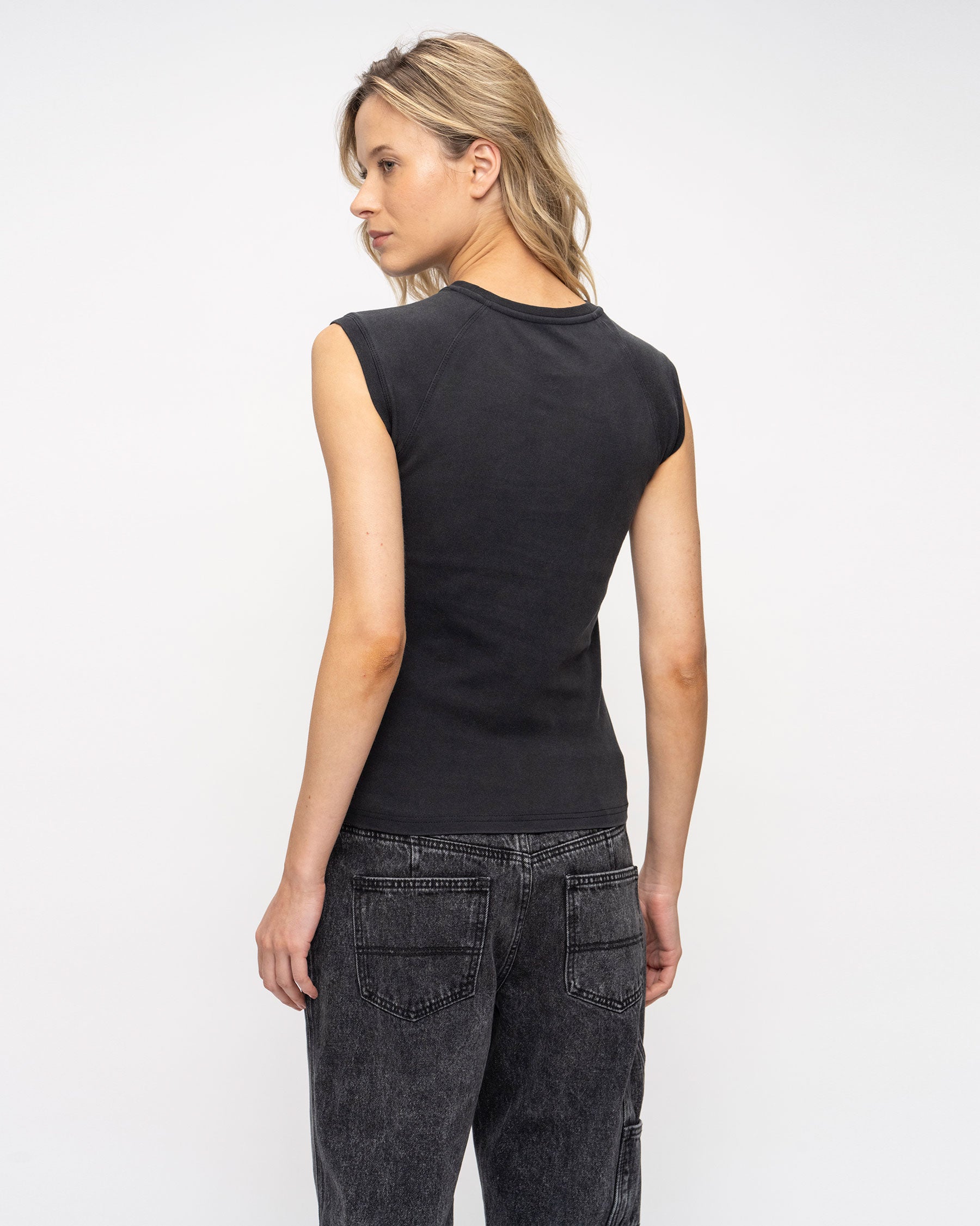 Polera Algodón Rib Mareg Mujer