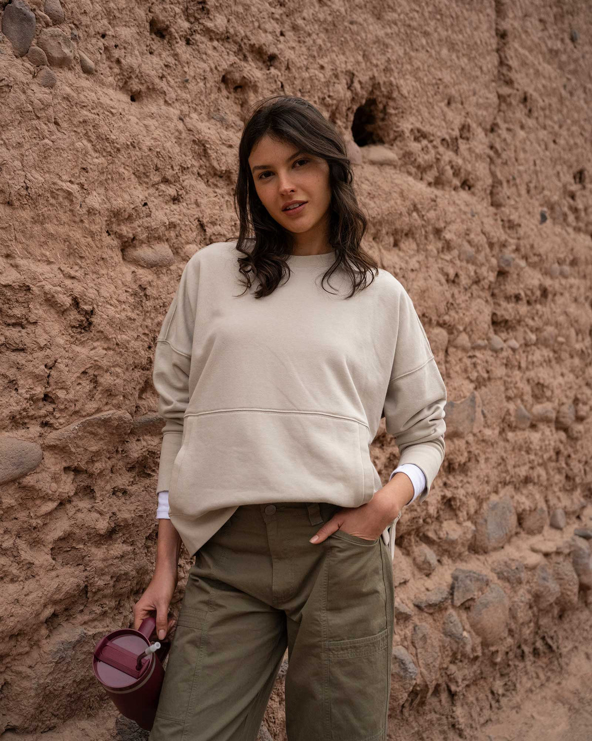 Polerón Pullover Eco Zandek Mujer