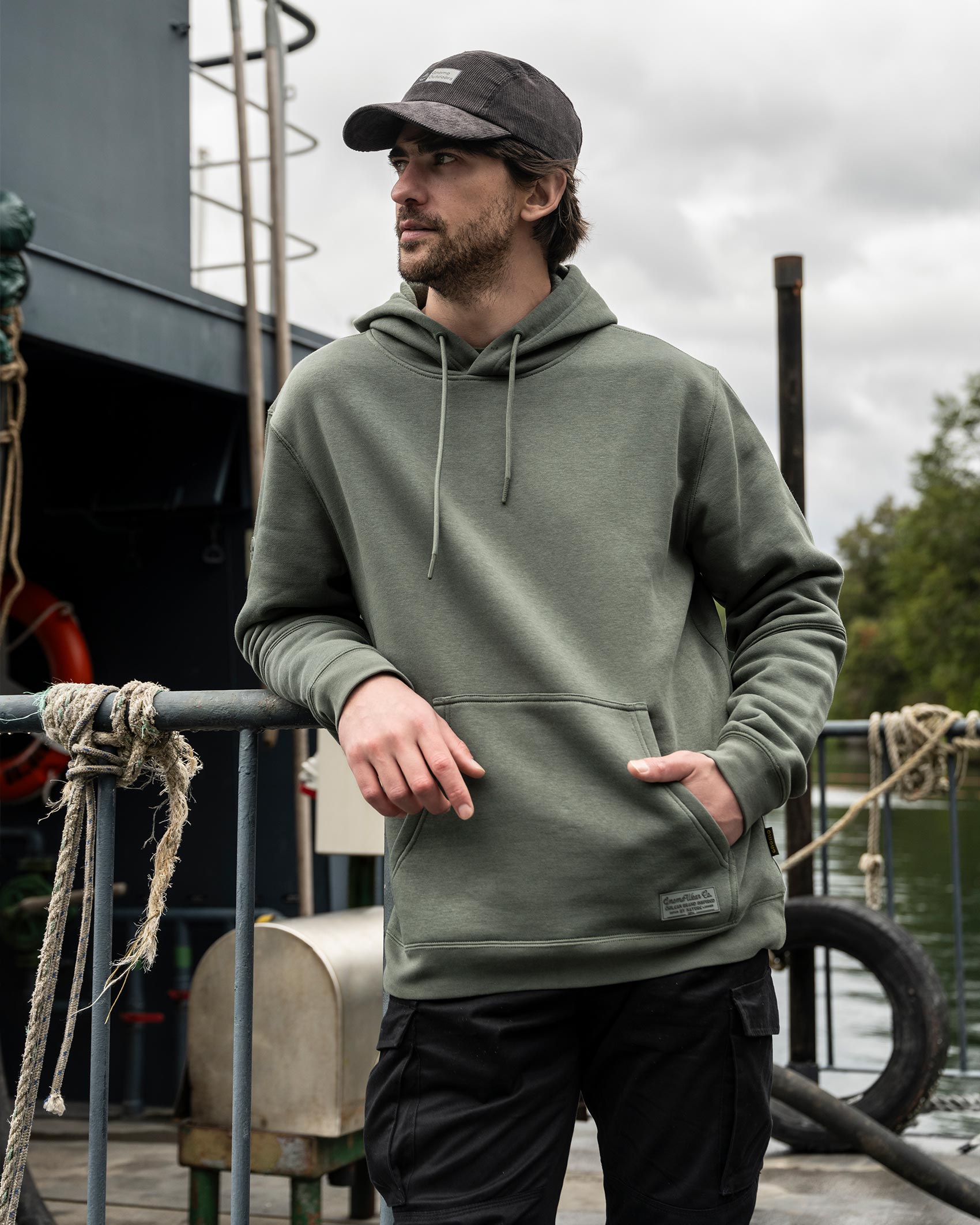 Poleron Hoodie Eco Zilbo Hombre
