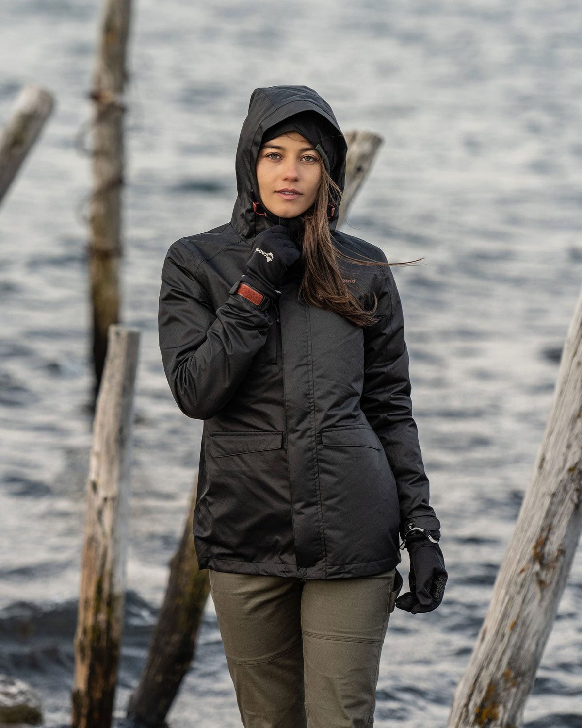 Chaquetas de Trekking Impermeables de Mujer