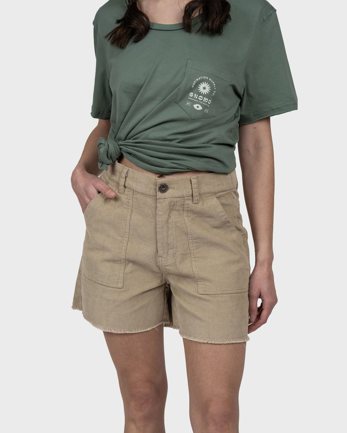 Short Cotelé Inkan Mujer - Sand / XS
