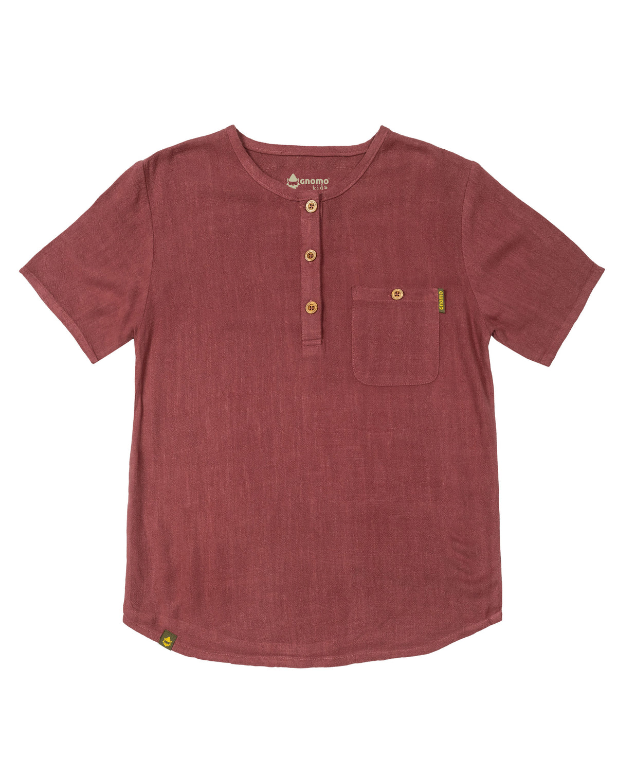 Camisa Zelki Lino Kids - Bordeaux / XS(4)