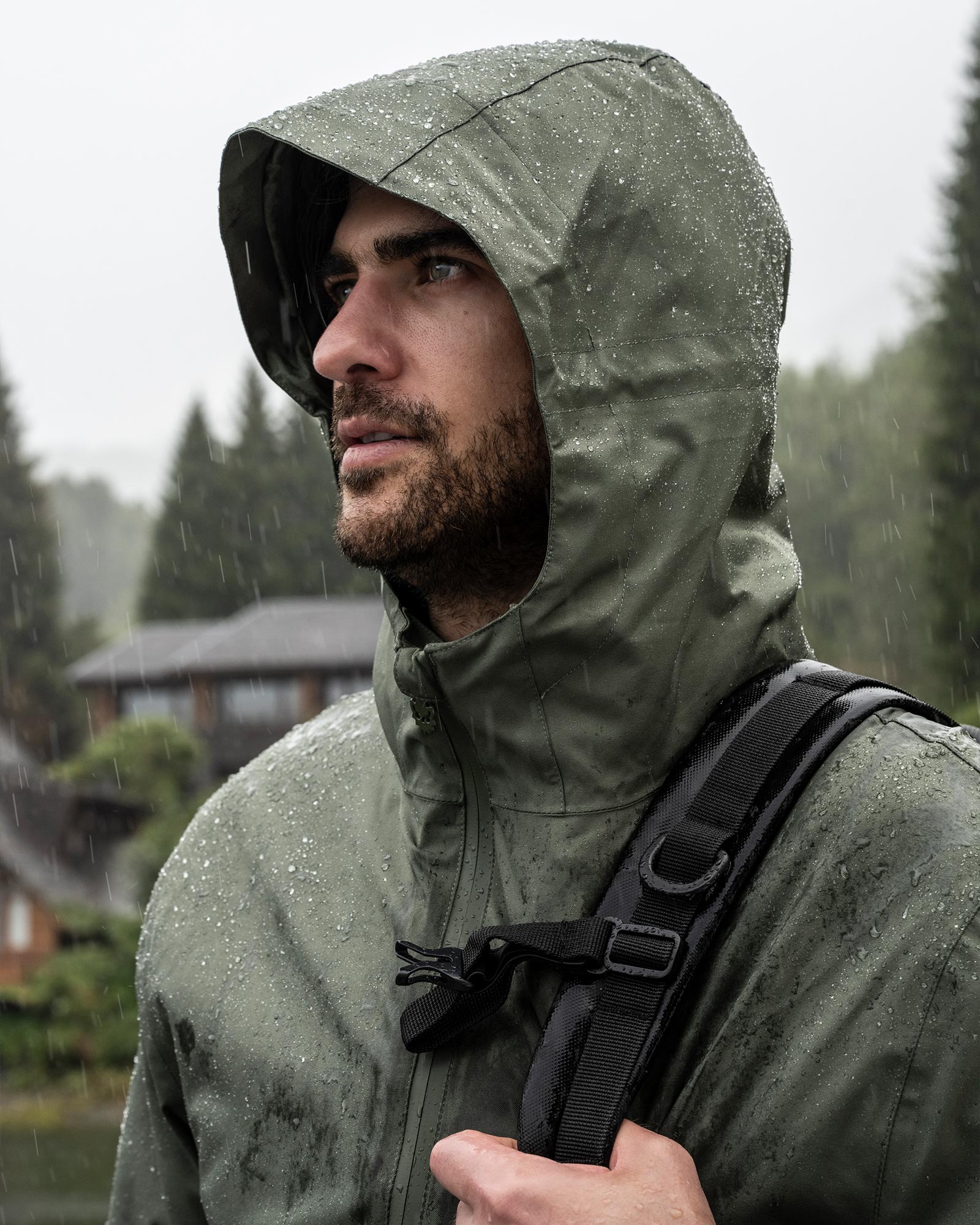 Chaqueta Impermeable 3-1 Eco Hager Hombre