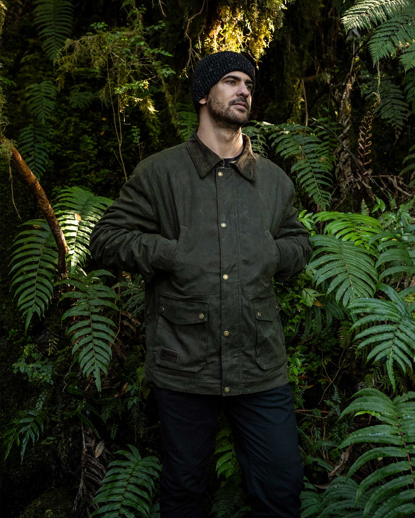 Chaqueta Encerada Hollnar Hombre