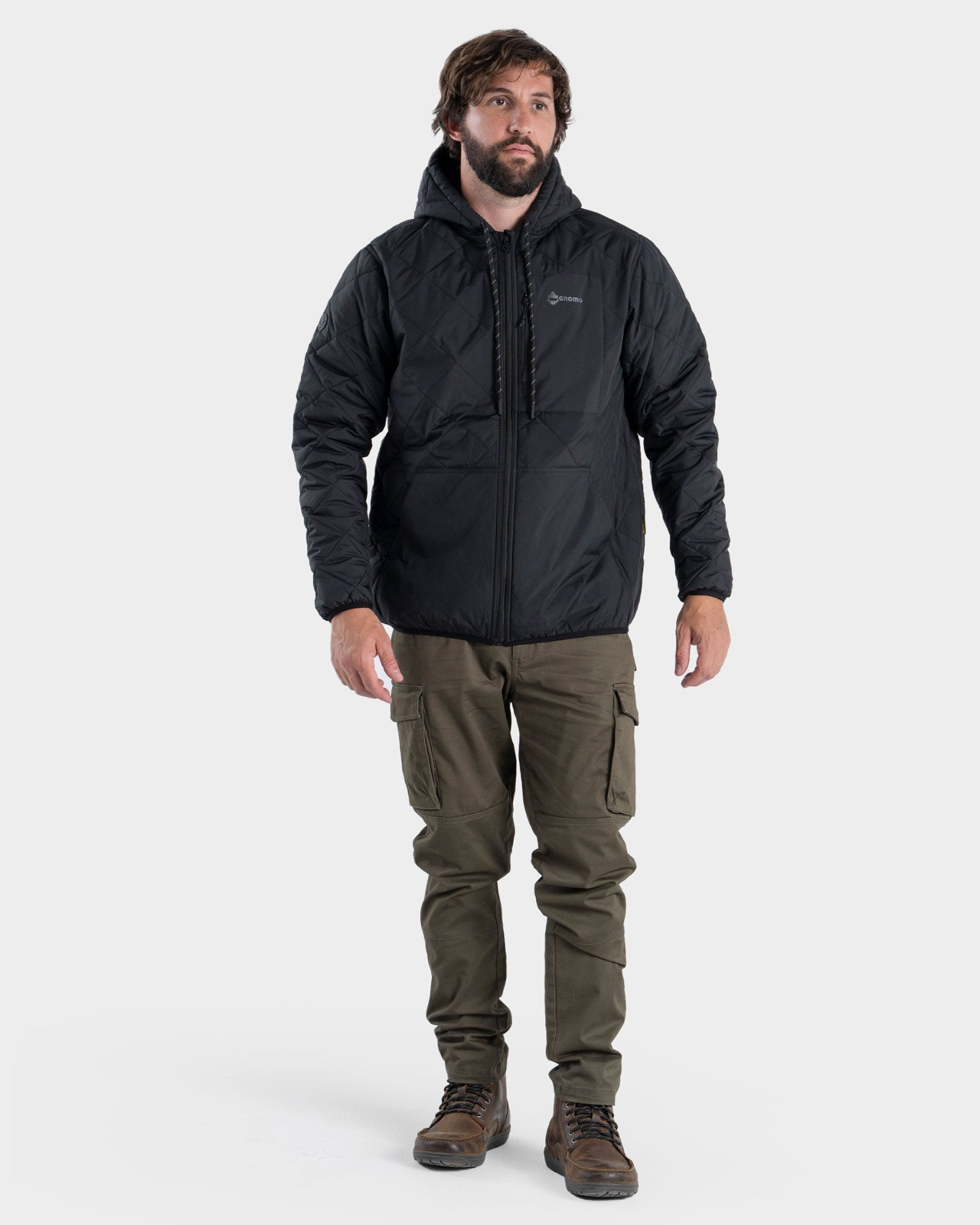 Parka Hoodie Eco Hukni Hombre