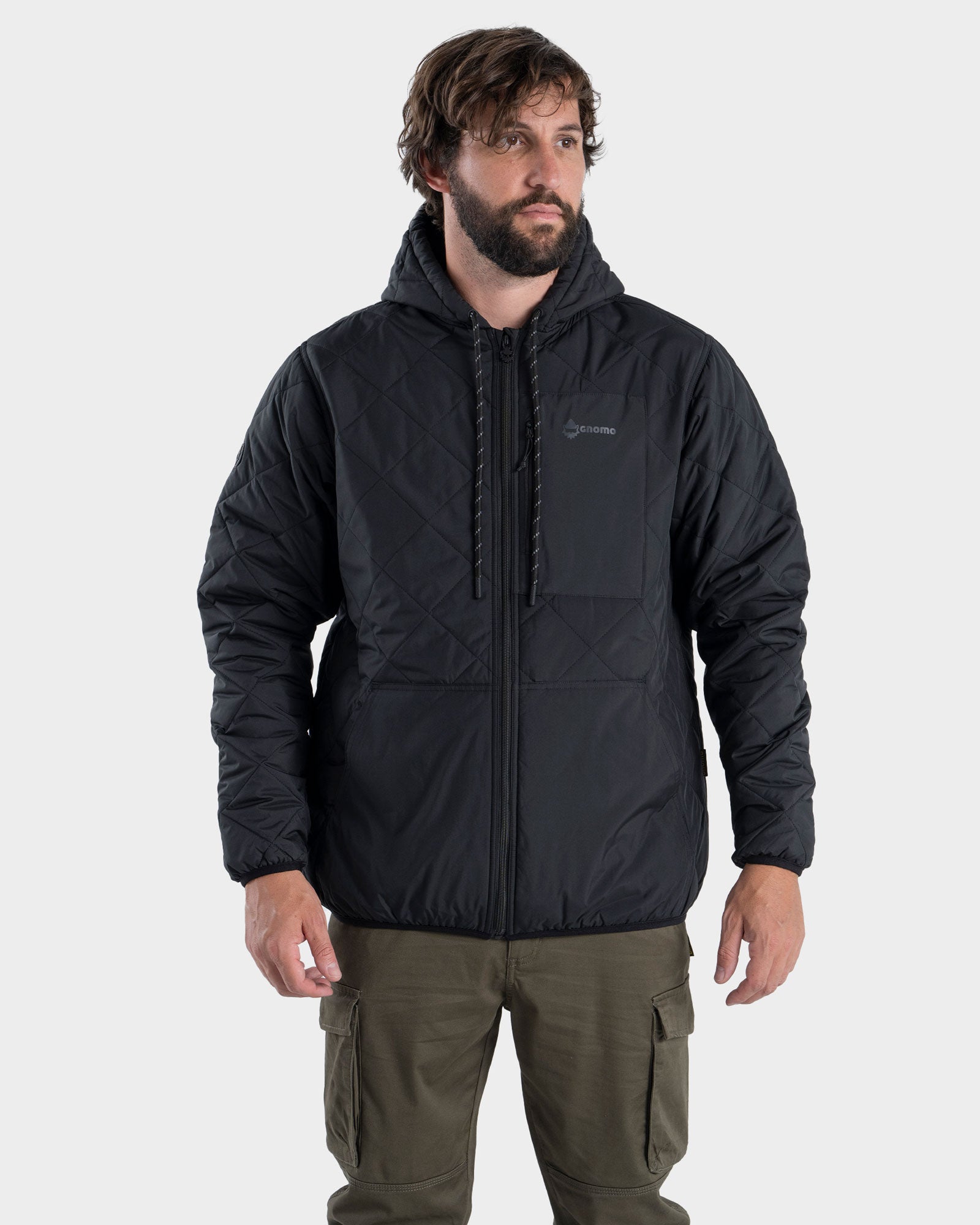 Parka Hoodie Eco Hukni Hombre