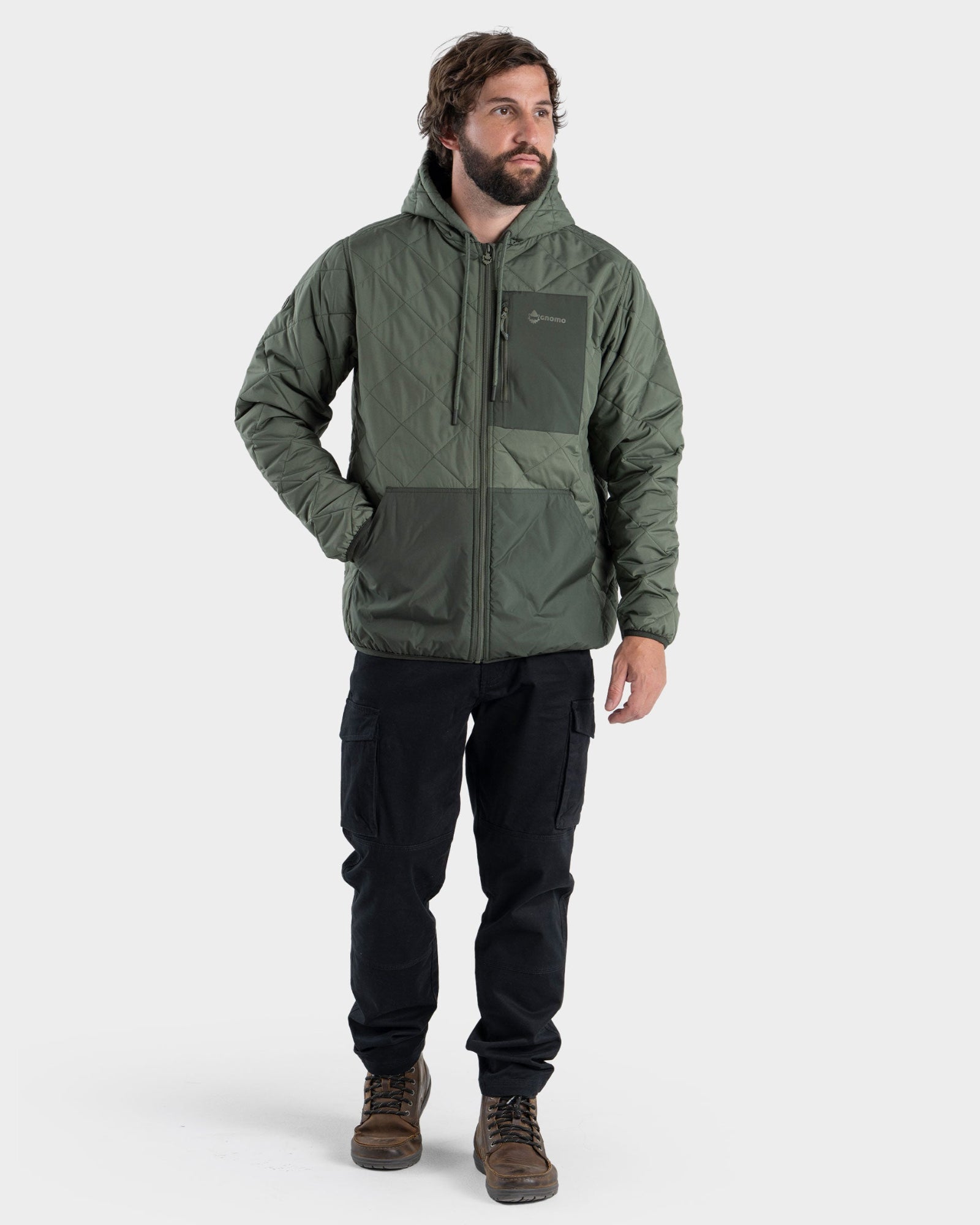 Parka Hoodie Eco Hukni Hombre | GNOMO® Chile | Tienda Oficial