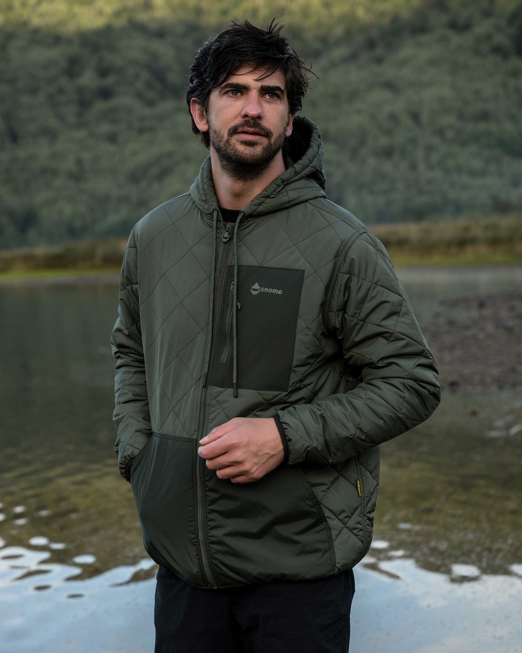 Parka Hoodie Eco Hukni Hombre