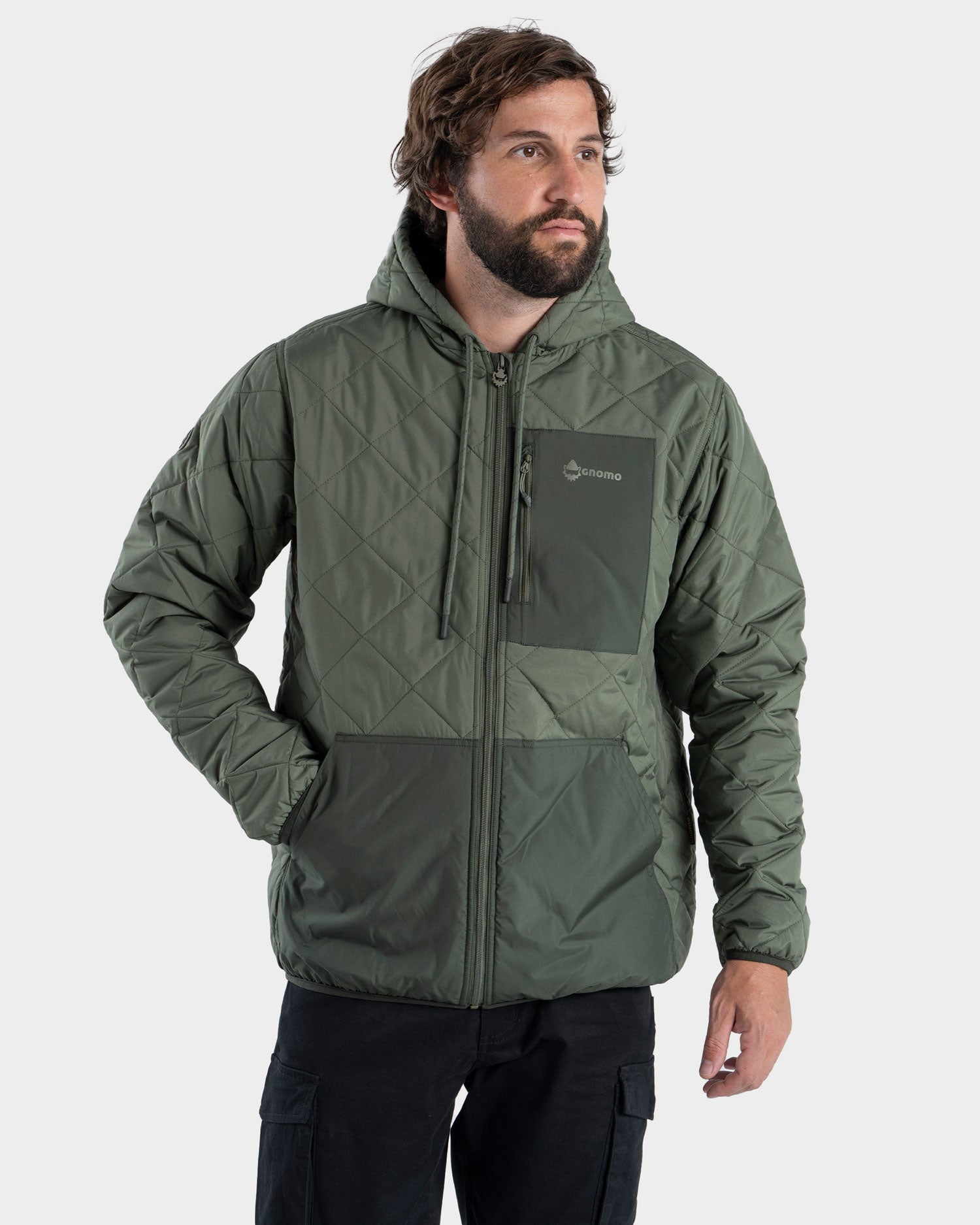 Parka Hoodie Eco Hukni Hombre
