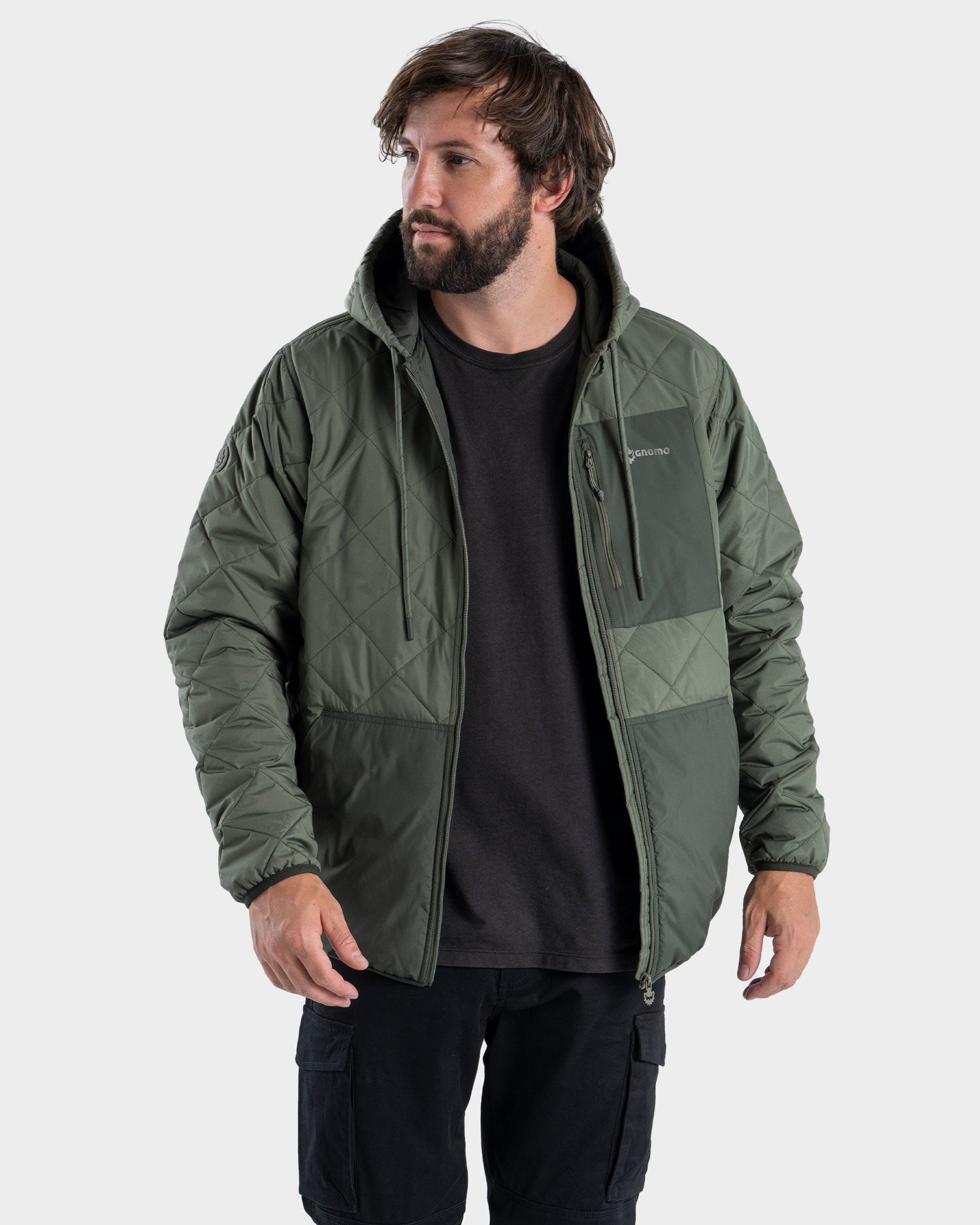 Parka Hoodie Eco Hukni Hombre