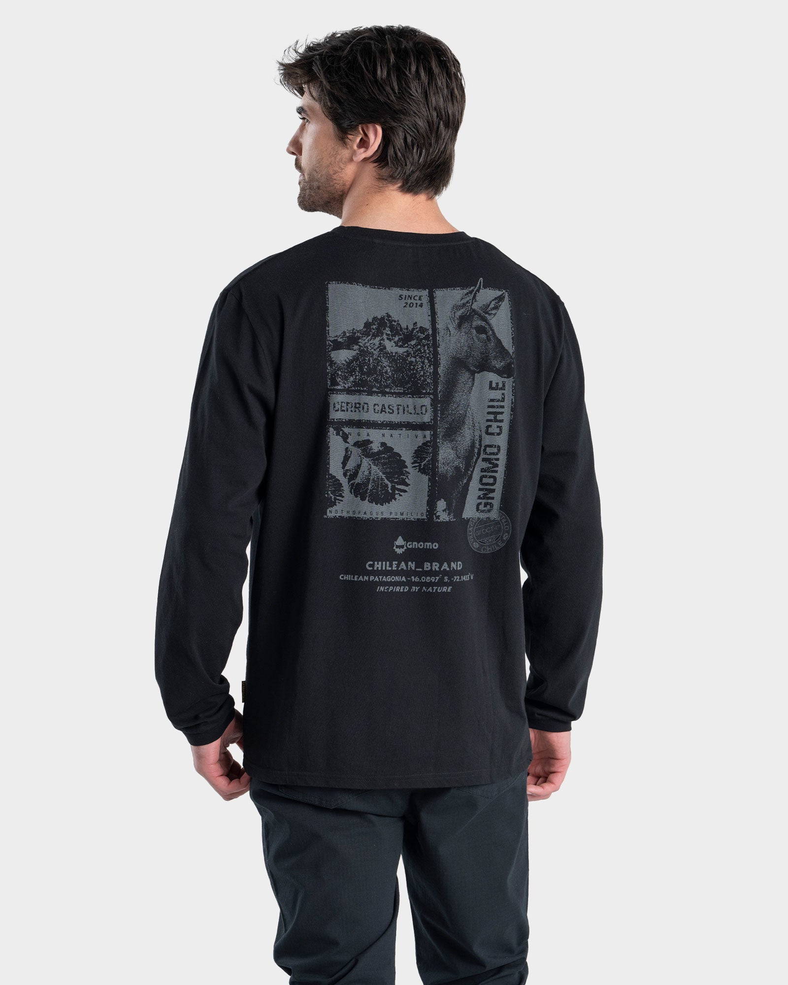 Polera Algodón Manga Larga M-11 Hombre