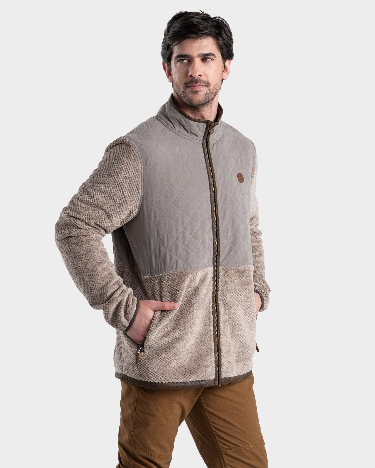 Short Fleece Eco Solberg Hombre