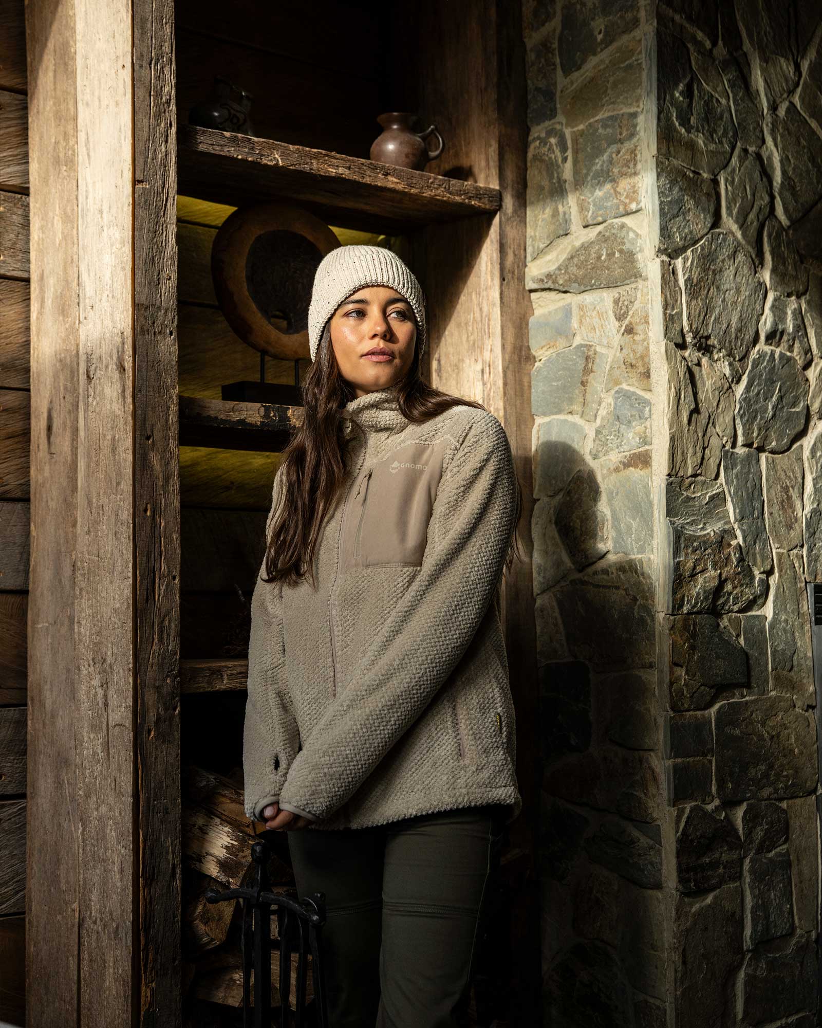 Short Fleece Eco Grima Mujer