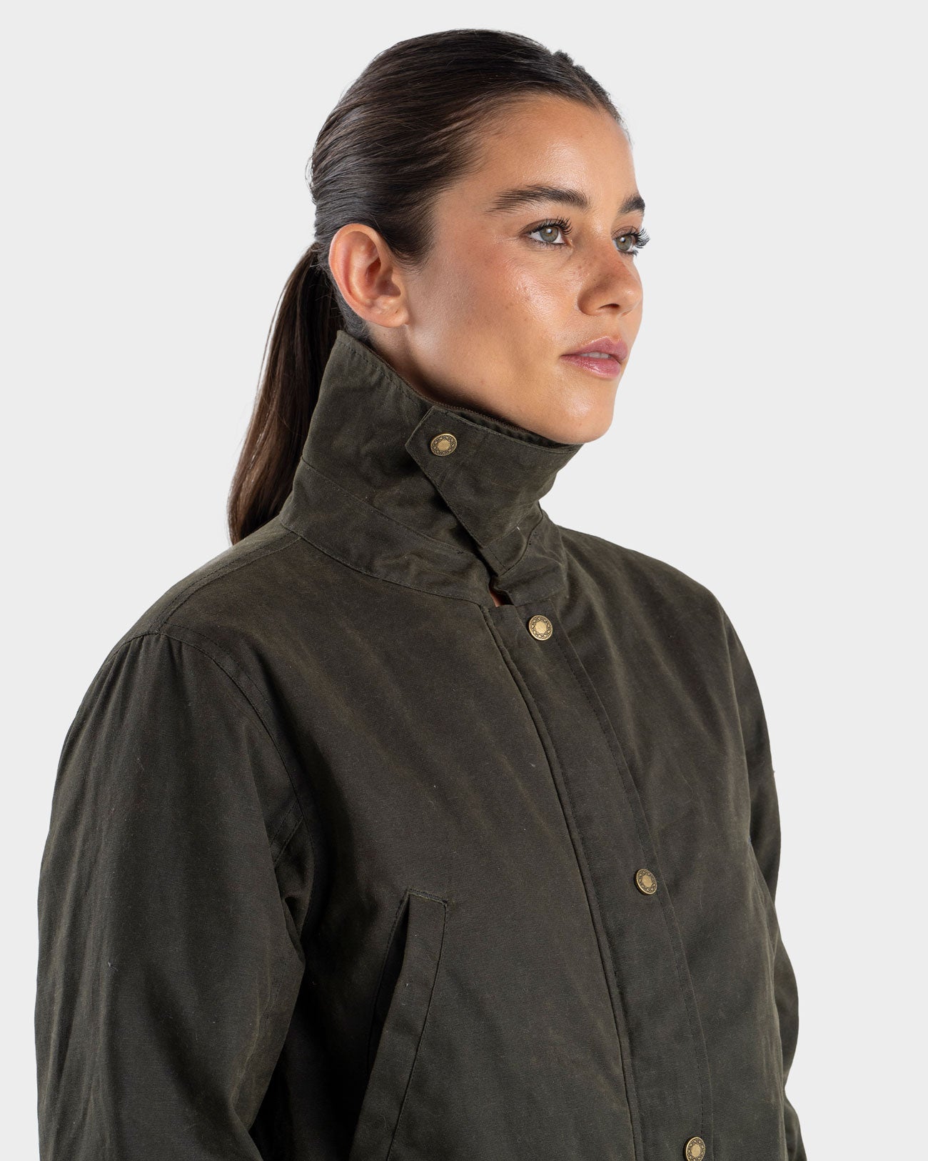 Chaqueta Encerada Figna Mujer