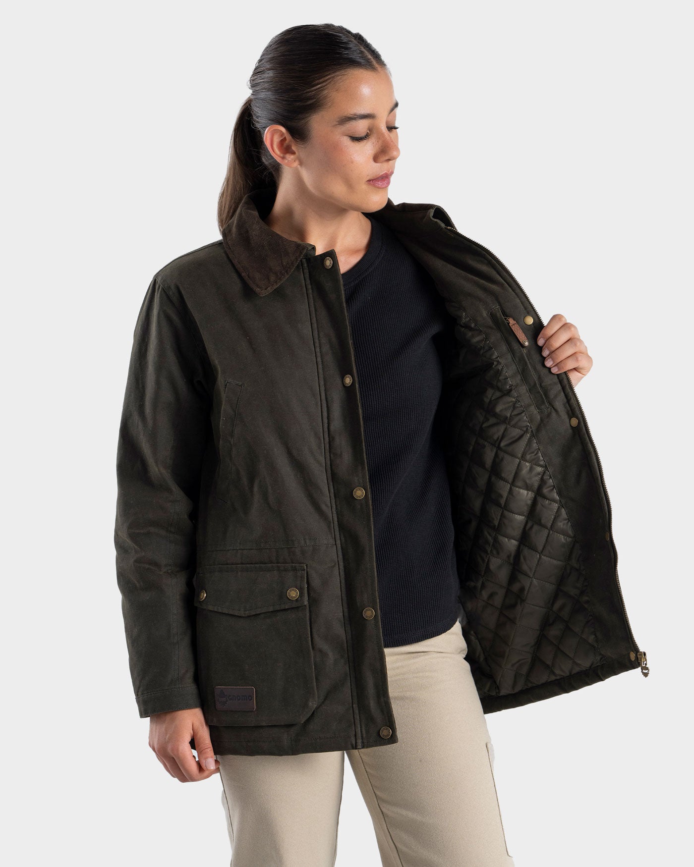 Chaqueta Encerada Figna Mujer