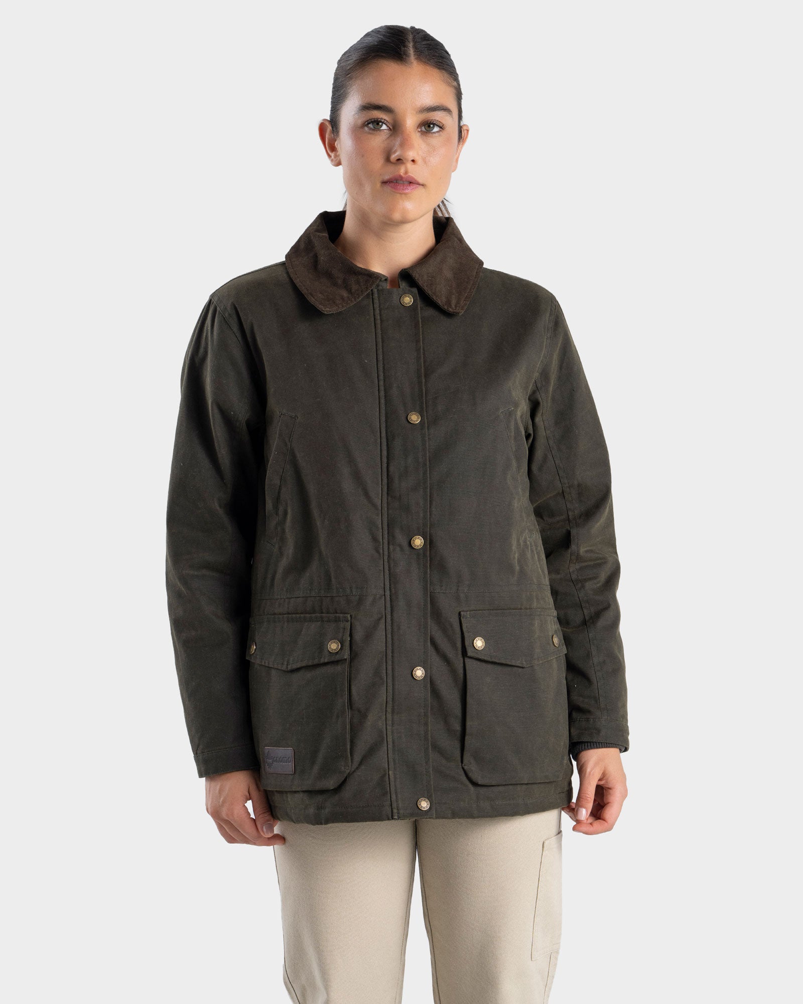 Chaqueta Encerada Figna Mujer