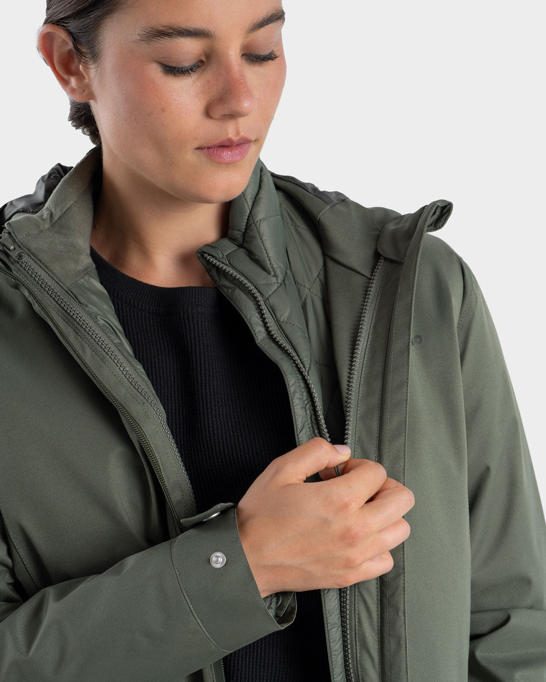 Chaqueta Impermeable 3-1 Eco Mokar Mujer