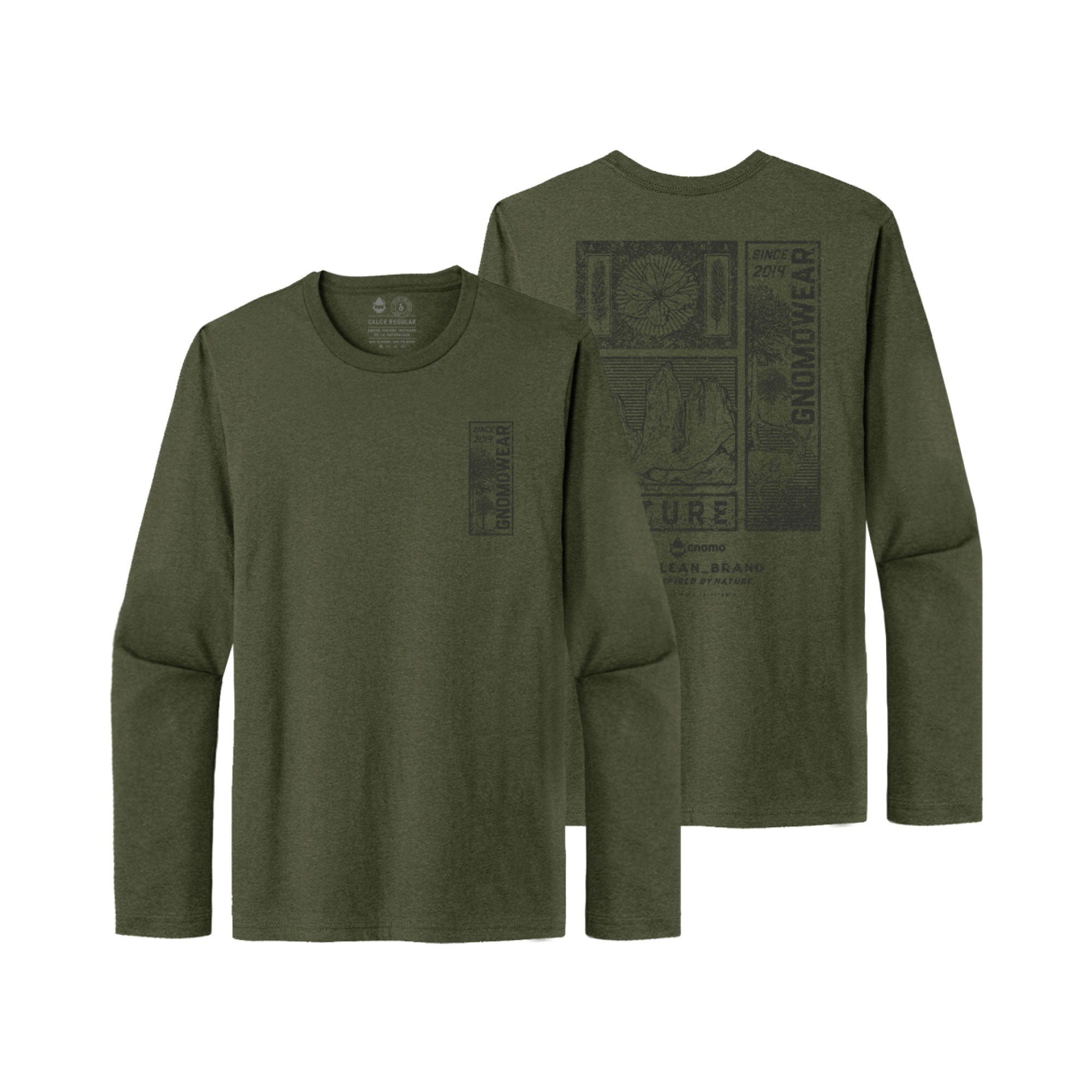 Polera Eco Manga Larga M-5 Hombre