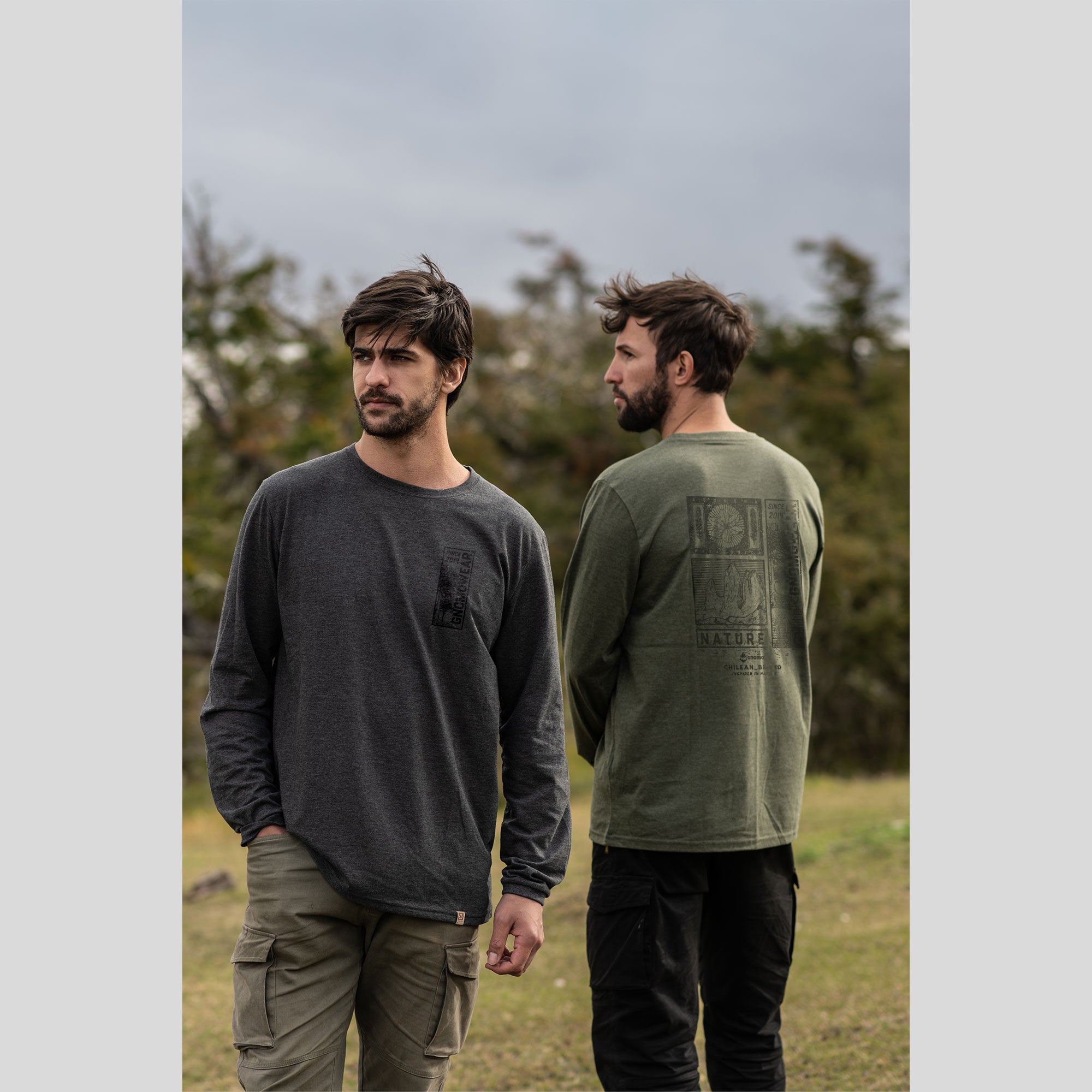 Polera Eco Manga Larga M-5 Hombre